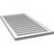 Ekena Millwork Vertical Surface Mount PVC Gable Vent: Functional, w/ 2"W x 1-1/2"P Brickmould Frame, 22"W x 42"H GVPVE22X4202SF - alternate 5